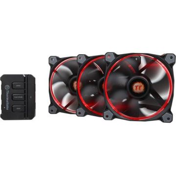 Kit Ventilatoare Thermaltake Riing 12 Series, 120mm, 3buc. (Led RGB)