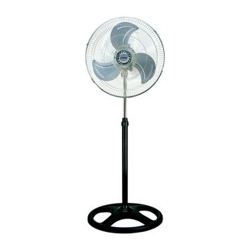 Ventilator cu picior Albatros, 70 W, 3 viteze, 45 cm, Negru/Argintiu