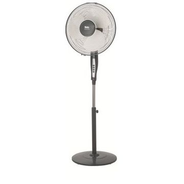 Ventilator cu picior Fakir Prestige VC 45S, 60 W, 3 trepte de viteza, Debit aer: 1900 m3/h, Functie oscilare, Argintiu