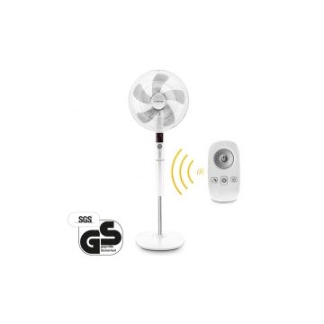 Ventilator cu picior TVE26S Trotec, 26 trepte de viteza, Telecomanda, Timer, Reglabil pe inaltime
