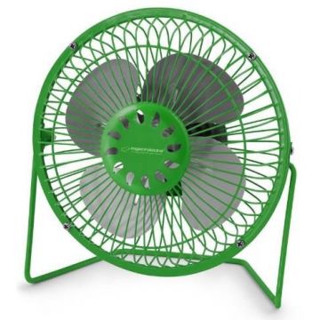 Ventilator de birou Esperanza EA149G, USB, 2.5W (Verde)