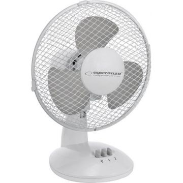Ventilator de birou Esperanza EHF004WE, 30W (Alb)