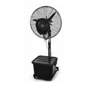 Ventilator industrial cu pulverizare apa Orion OIF-SM626, 230 W, 3 trepte de viteza, Capacitate 36 l, Negru