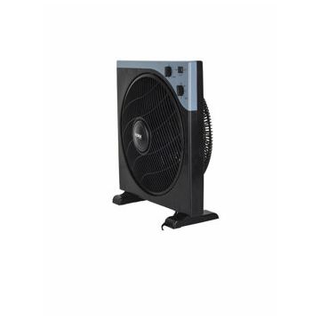 Ventilator patrat Floria ZLN-2355, 40 W, timer, 3 trepte de viteza, Negru