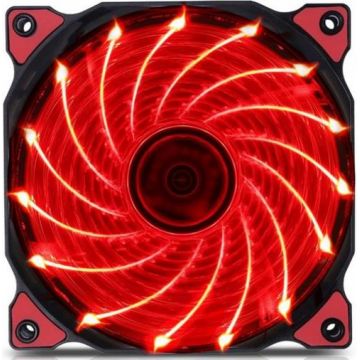 Ventilator Segotep Polar Wind 120mm (LED Rosu)