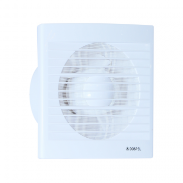 Ventilator axial cu temporizator Styl 150WC, Dospel, D 150 mm, 20W, alb