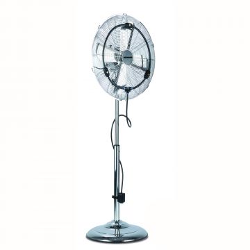 Ventilator cu picior Heinner HMF-1500WM, 60W, 3 trepte, 46cm diametru, metal