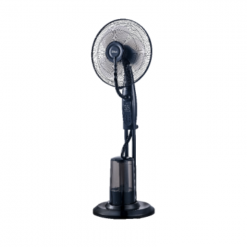Ventilator cu pulverizare de apa Zilan ZLN-0966, 75W, 3 trepte de viteza, 3.2 litri, Timer, Negru
