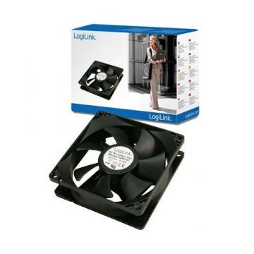 Ventilator LogiLink, 2500 rpm (Negru)