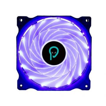 Ventilator Spacer PC Silent 120x120x25 mm SPFC-120-3P-BL, rulment hydraulic, 34CFM, conector 3-pin, led albastru