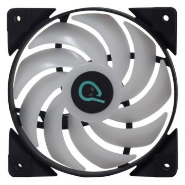 Ventilator Spacer PC Silent 120x120x25 mm SPFC-120-3P-RGB, posibilitate conectare fan hub, rulment hydraulic, 39CFM, conector 3-pin