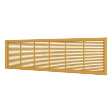 Grila ventilatie 227x67 rectangulara , exterior, Plastic ABS, Beige