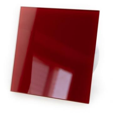Panou frontal airroxy model dRim din sticla, 175x175, Rosu