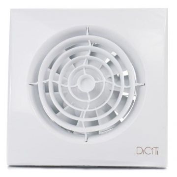 Ventilator baie AURA 4C Silent Clapeta antiretur, Motor Long Life 40000h, Debit 90mc/h Ø100mm