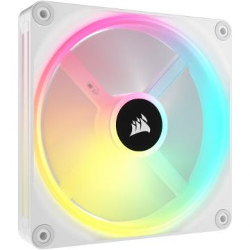 Ventilator Corsair iCUE LINK QX140 RGB, 140mm, Alb