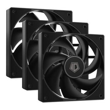 Set 3 ventilatoare ID-Cooling AF-125, 120mm (Negru)