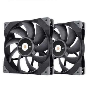 Ventilatoare Thermaltake ToughFan, 500 - 2000 RPM, 2 buc (Negru)
