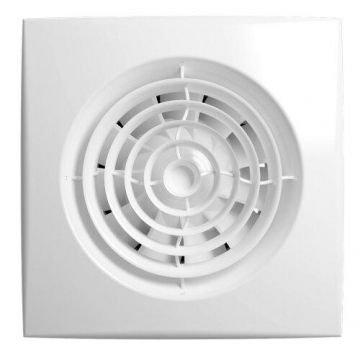Ventilator baie AURA 5C MRH Senzor umiditate, Timer, Clapeta antiretur,  Motor Long Life 40000h, Debit 180mc/h