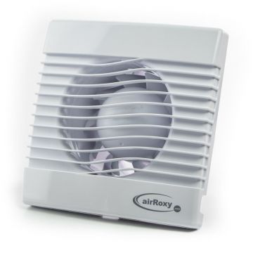 Ventilator baie pRim Ø 100 TS, Timer, Debit 104 m3/h, Garantie 3 ani, Alb
