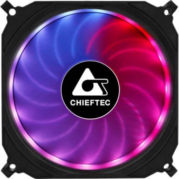Ventilator CF-1225-RGB Alb-Negru