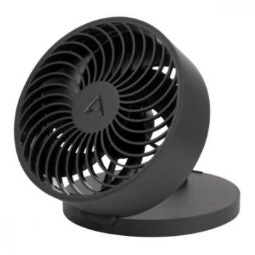 Ventilator de Birou Summair Plus Alimentare USB-C 600-3300RPM Baterie 2800mAh Negru