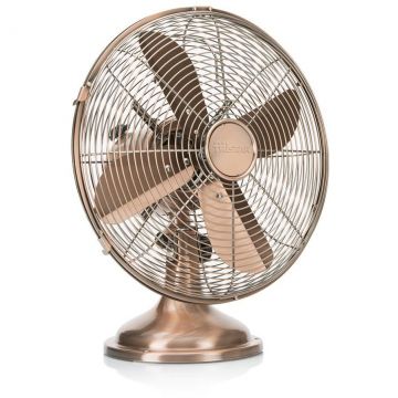 Ventilator de camera VE-5970 Retro table fan Copper