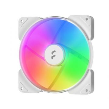 Ventilator Fractal Design Aspect 14 RGB PWM, iluminare RGB, 140mm, 1700 rpm (Alb)