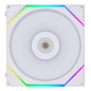 Ventilator Lian Li UNI FAN TL Reverse Blade, iluminare ARGB, 120 mm, 2300 rpm, PWM (Alb)