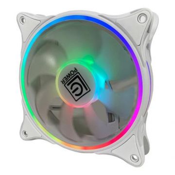 Ventilator PC, LC Power, LC-CF-120-ARGB-W, 120mm, ARGB, Alb