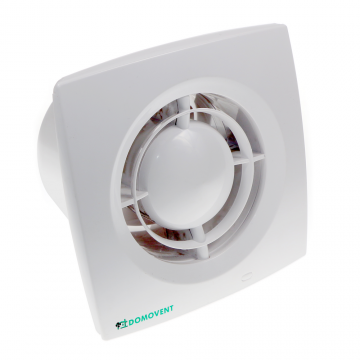 Ventilator standard Domovent X1, diametru 100 mm, 14 W, 95 mc/h, IP 14, ABS, alb