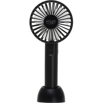 Mini Ventilator Portabil AD 7338 3 Setari de Viteza Incarcare USB-C Negru
