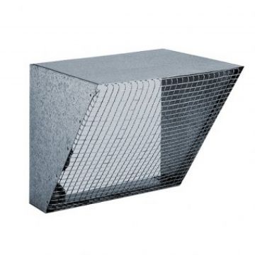 Protectie ploaie prevazuta cu plasa metalica pentru ventilator