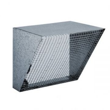 Protectie ploaie prevazuta cu plasa metalica pentru ventilator