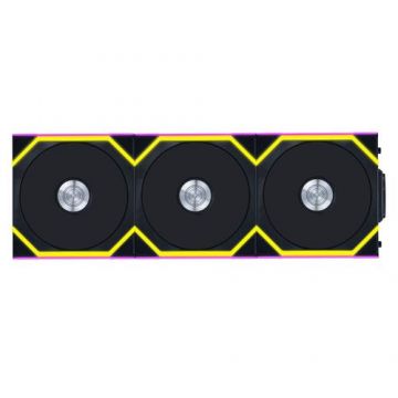 Set 3 ventilatore Lian Li UNI FAN SL Wireless, iluminare ARGB, PWM  Controller,  120 mm