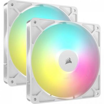Ventilatoare Carcasa CORSAIR RS140 2x140mm ARGB (Alb)