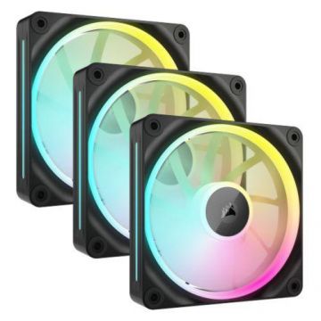 Ventilatoare CORSAIR iCUE LINK LX120 3x120mm RGB (Negru)
