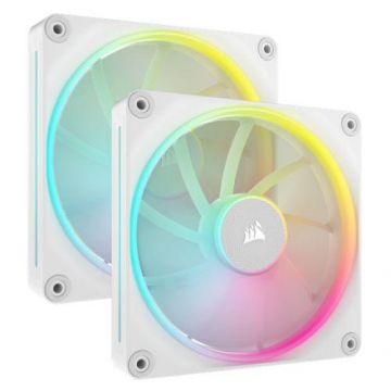Ventilatoare CORSAIR iCUE LINK LX140 2x140mm RGB (Alb)