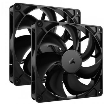Ventilatoare CORSAIR RS140 2x140mm (Negru)