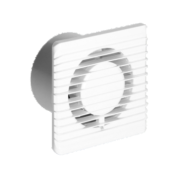 Ventilator baie ORNO OR-WL-3200/100/S, 8 W, 93 m³/h, 2400 rpm, 100 mm, montare in perete, silentios, Alb