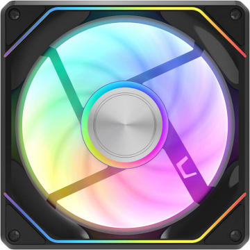 Ventilator Carcasa Gauss G24  69.7CFM 33.55dBA RGB  Negru