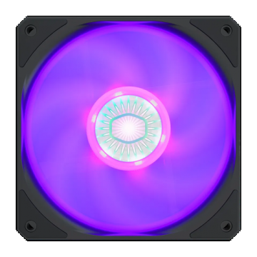 Ventilator CoolerMaster SickleFlow Edge, 120mm, RGB, 650-1800 RPM, 62 CFM (Negru)