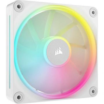 Ventilator CORSAIR iCUE LINK LX120, 120mm RGB (Alb)