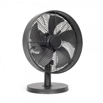 Ventilator de birou Livoo DOM488, 35 W, diametru 33.5cm, 3 viteze, functie de oscilatie orizontala si inclinare (Negru)