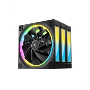 Ventilator Deepcool FL12R-3IN1 CFM, 120mm, aRGB (Negru)