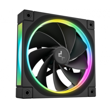 Ventilator Deepcool FL12R, iluminare ARGB LED, 120 mm (Negru)