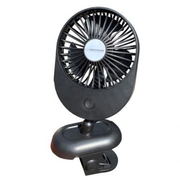 Ventilator Esperanza EHF103K, 2 W, USB (Negru)