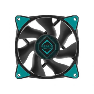 Ventilator Iceberg Thermal IceGale, 80 mm, 2000 rpm, PWM (Negru/Albastru)