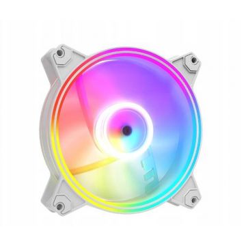 Ventilator Modecom VOLCANO APEX Reverse, 120x120x25mm, 1400 rpm, ARGB, 4 pin PWM (Alb)