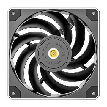 Ventilator Montech Metal 120, PWM, 120 mm, Negru