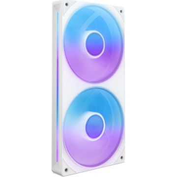 Ventilator NZXT F240 RGB Core Single-Frame, 240mm, 500-2400 RPM, 75.12 CFM/ventilator (Alb)